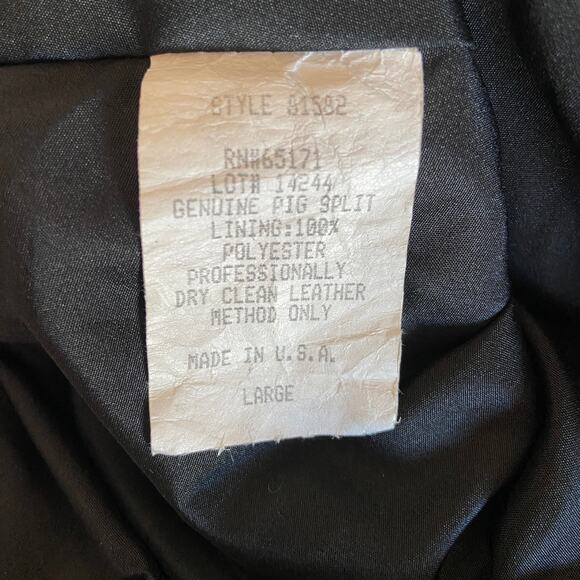 Vintage Black Suede Bolero Jacket Made in USA - Women's Size L - Picture 4 of 6